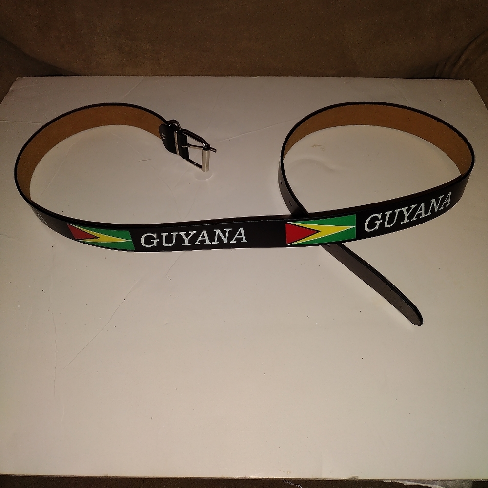 Leather Belt w/ buckle- Guyana